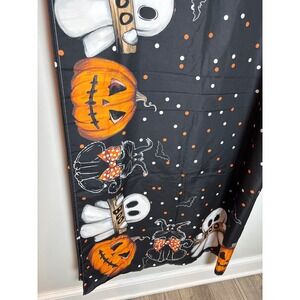 Halloween Tablecloth Rectangle 120x60 Black Ghost Pumpkin Cat Spooky Party Decor